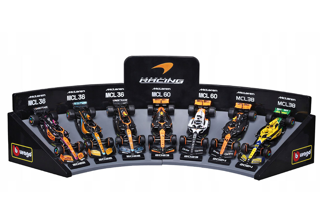 Coffret Mclaren F1 (MCL36, MCL38, MCL60)