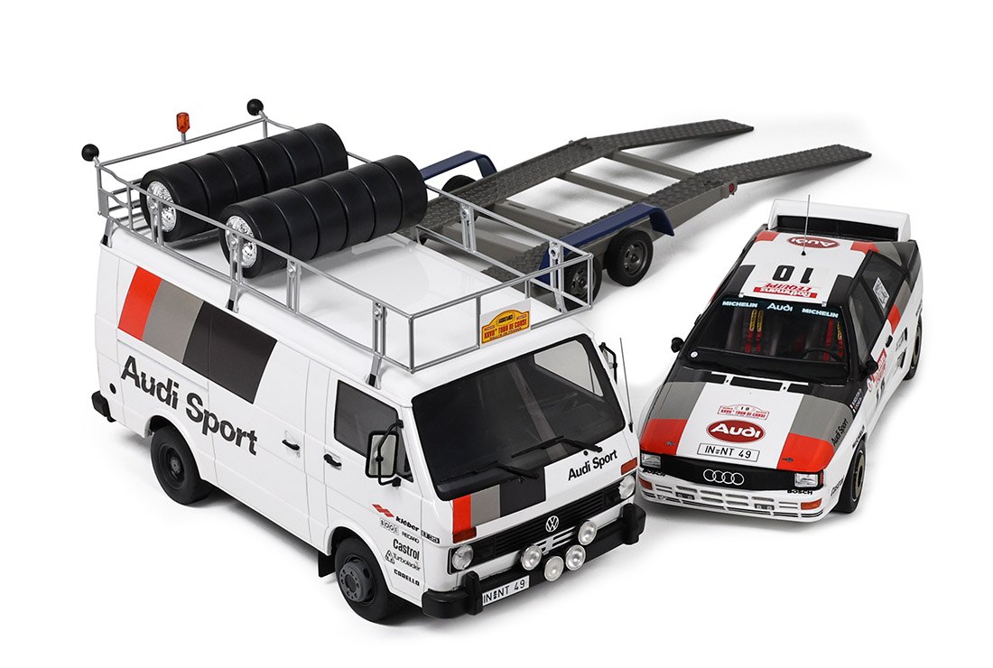Coffret Pack rallye Volkswagen LT35 / Audi Quattro A2