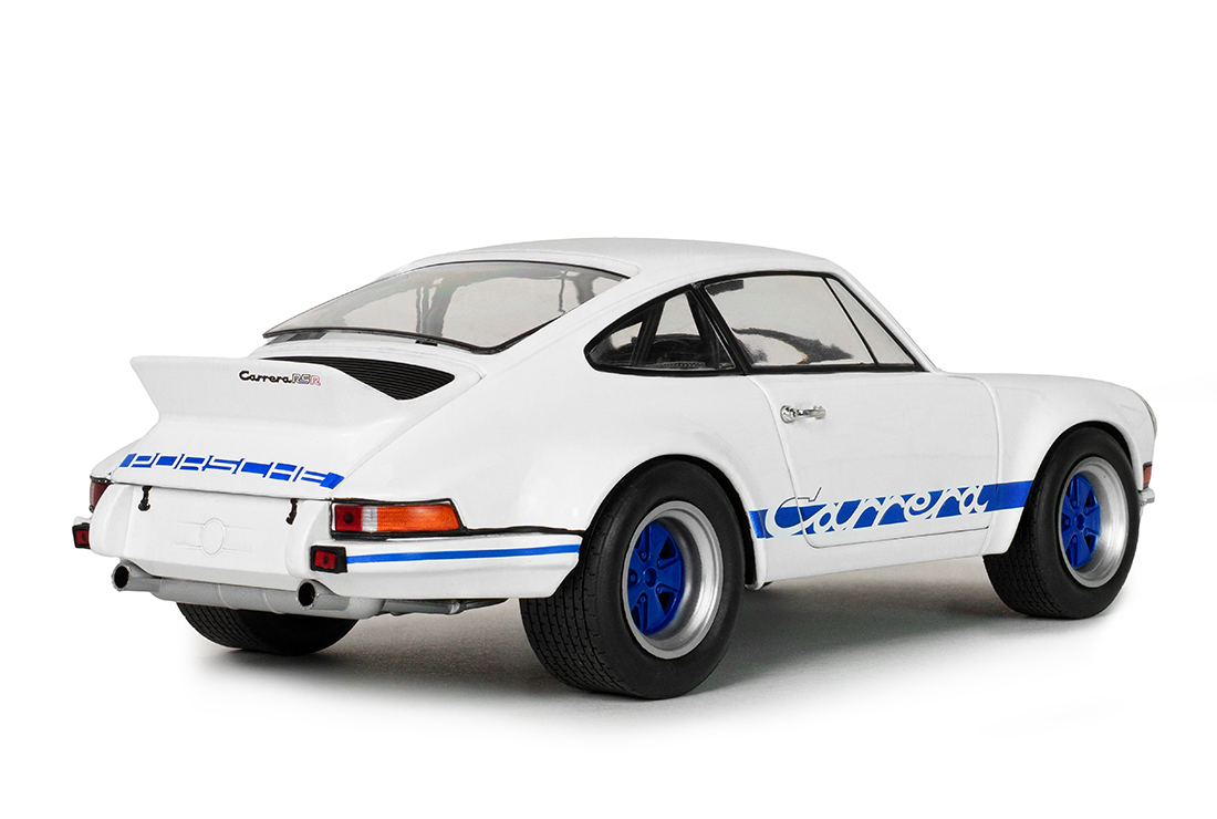 Porsche 911 RSR White / Blue Carrera Stripes