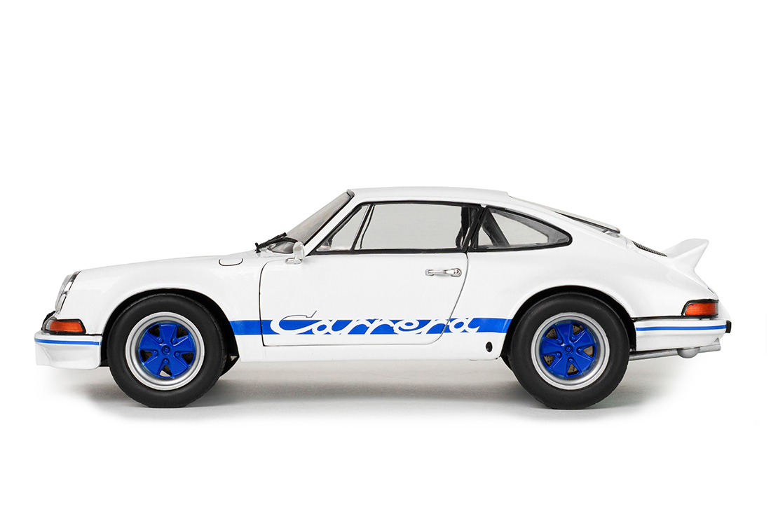 Porsche 911 RSR White / Blue Carrera Stripes